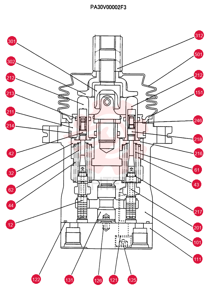 PILOT VALVE PA30V00002F3