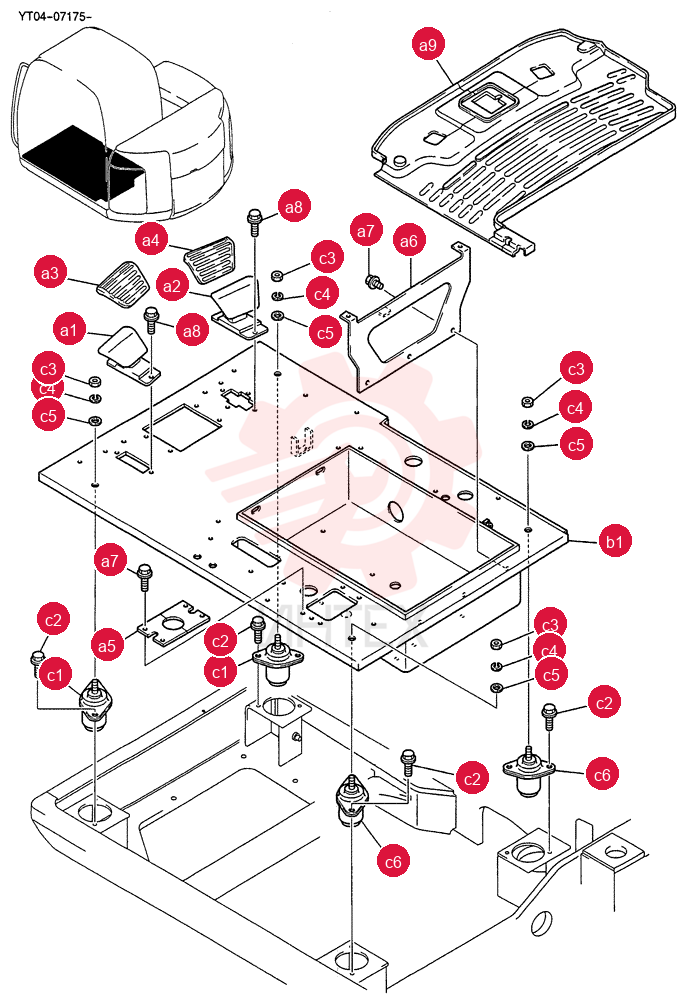 PLATE GROUP, FLOOR YT03M00027F1