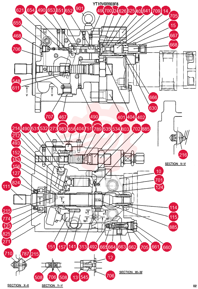 PUMP ASSY YT10V00003F6