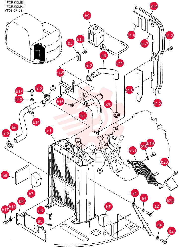 RADIATOR INSTAL YT05P00005F1