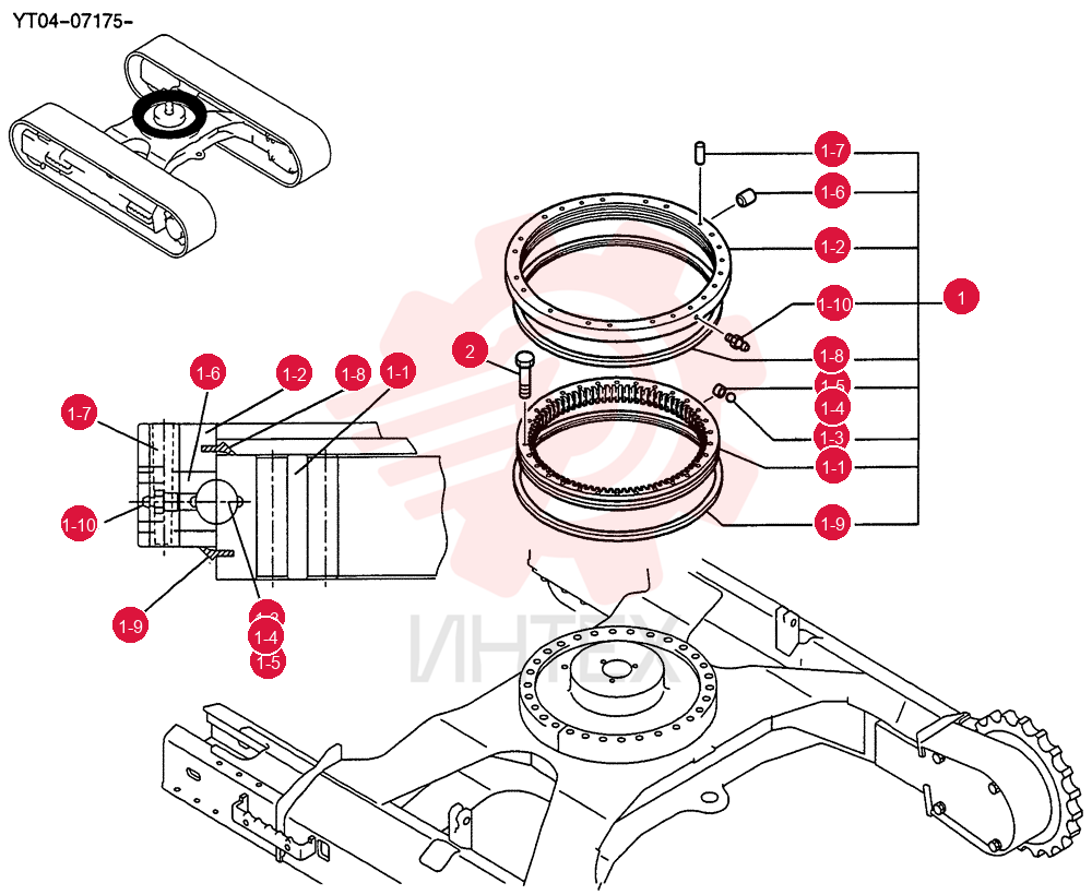 SLEWING RING LE40F00001F1
