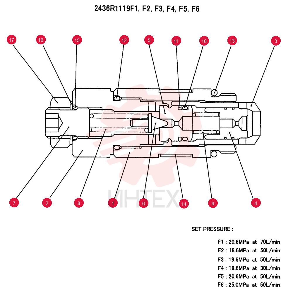 VALVE 2436R1119F1