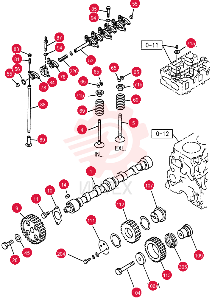 CAMSHAFT AND VALVE