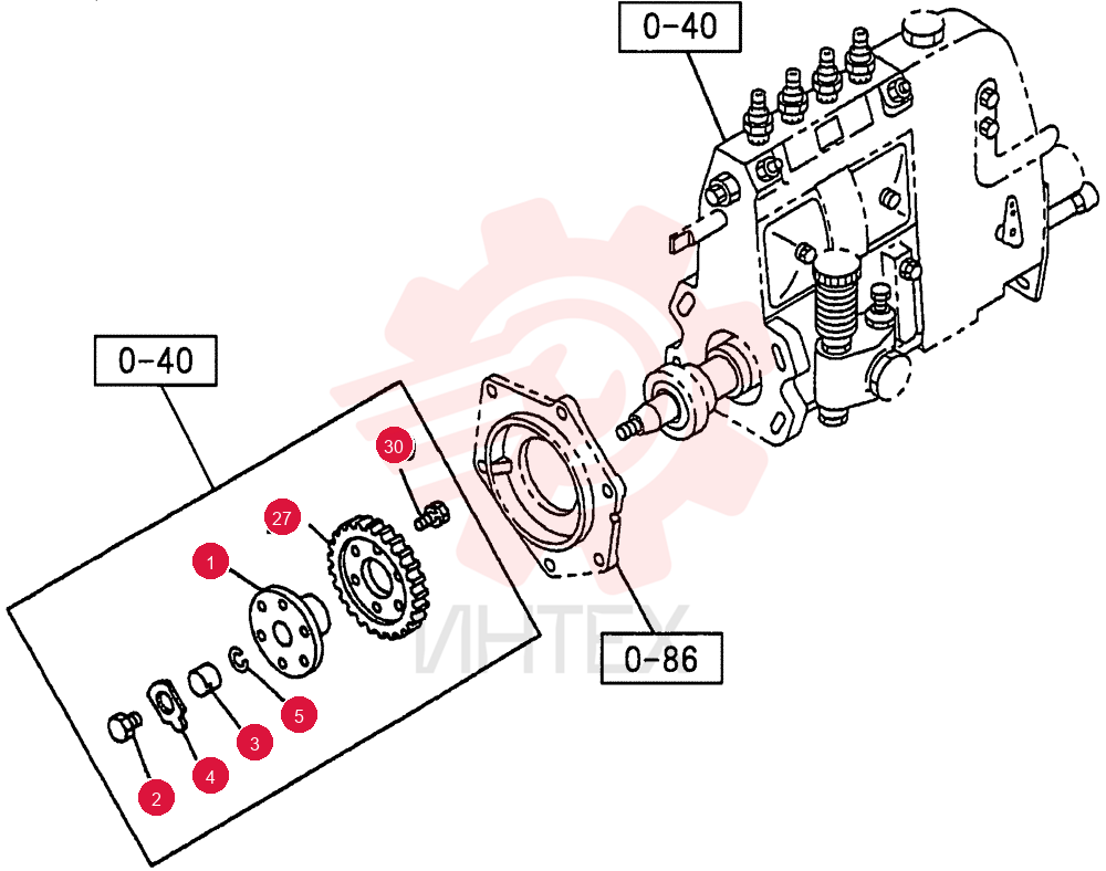 COUPLING; INJECTION PUMP 0-87A