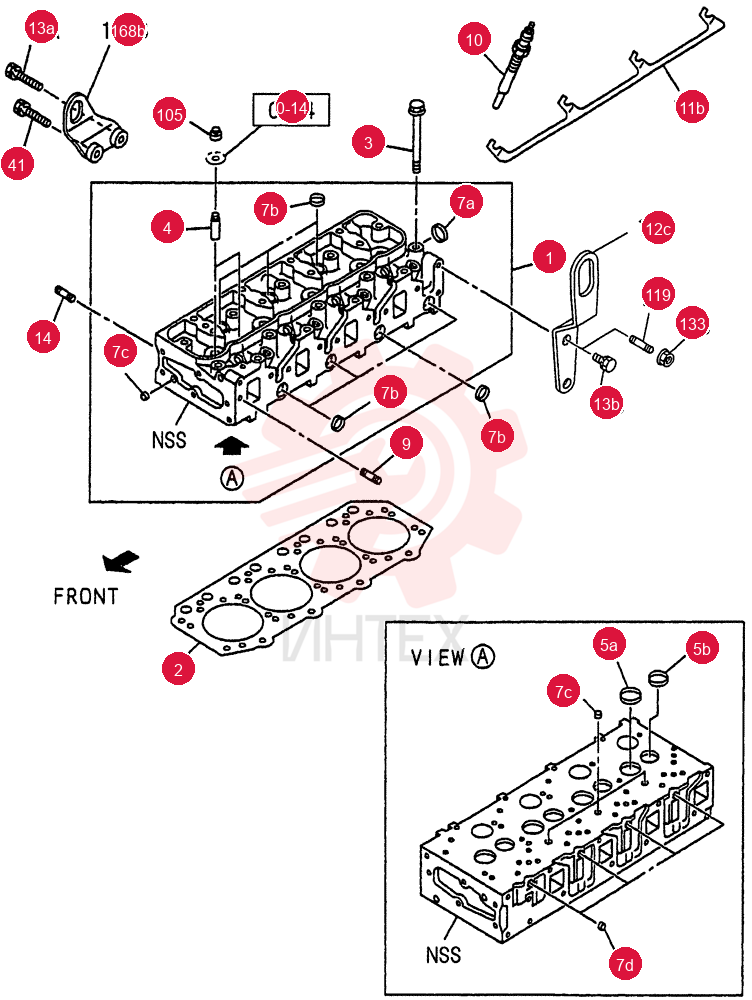 CYLINDER HEAD 0-11A