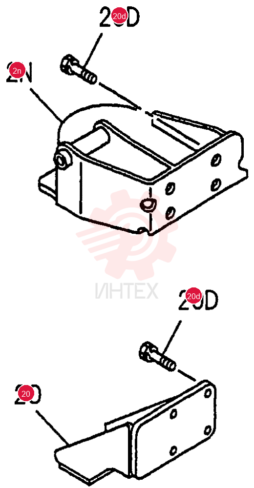 ENGINE MOUNTING 0-22A