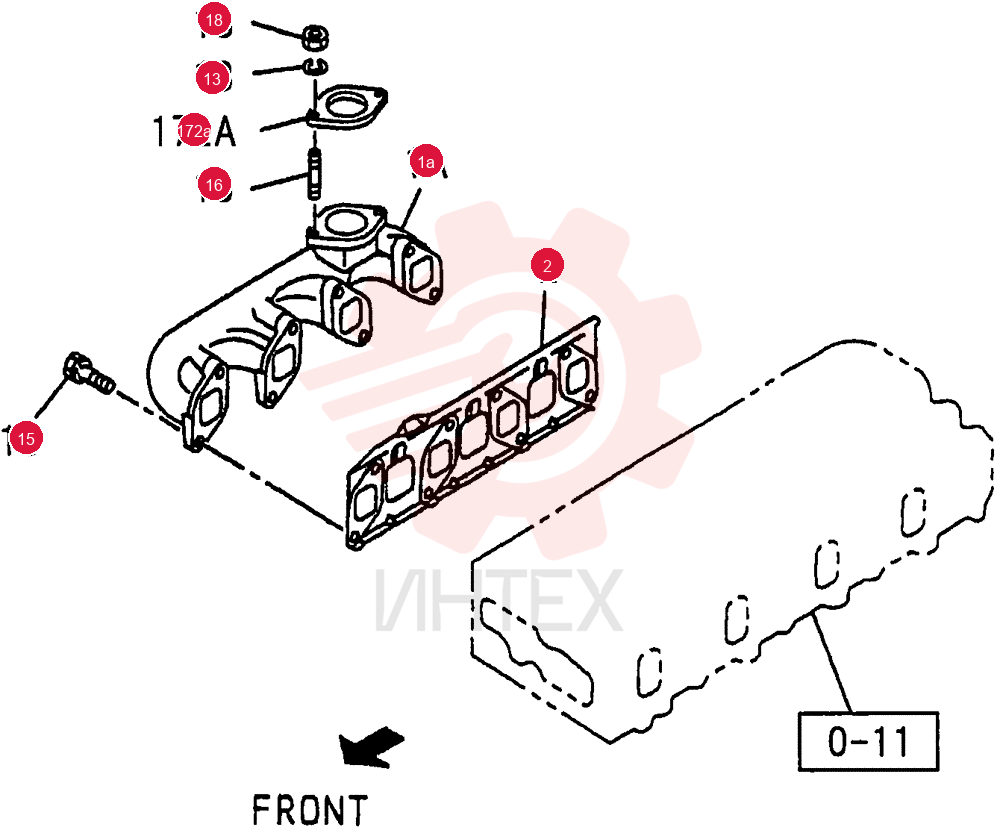 EXHAUST MANIFOLD 0-27A
