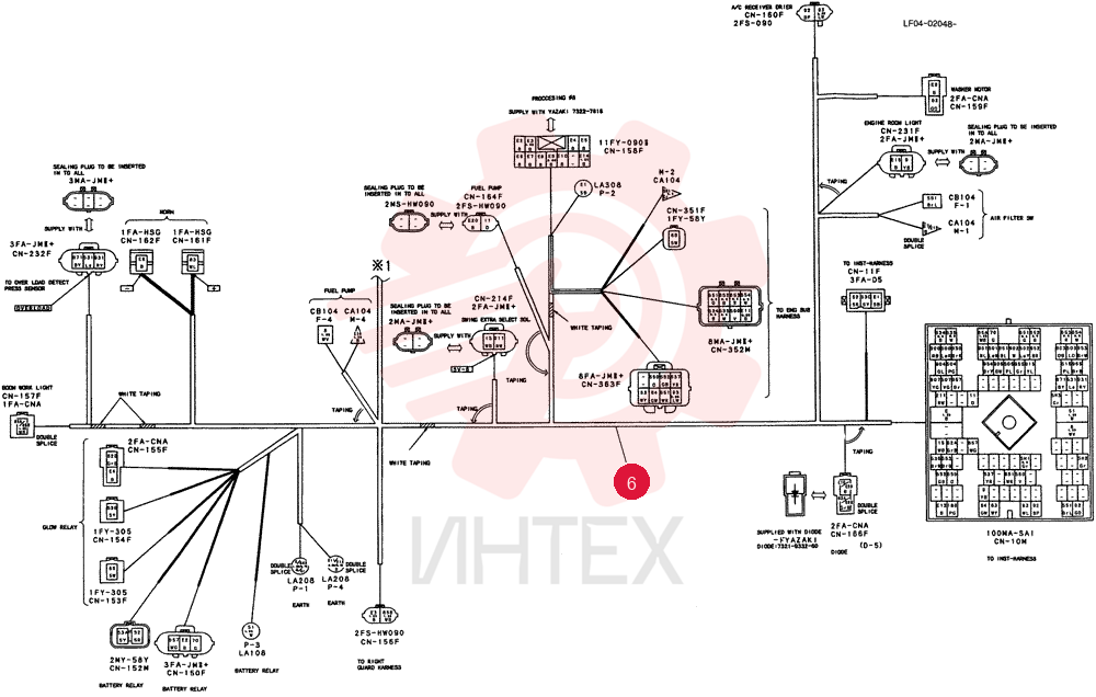 HARNESS ASSY, UPP LF13E00006F1 (2)