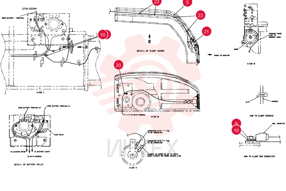 HARNESS ASSY, UPP LF13E00006F1 (3)