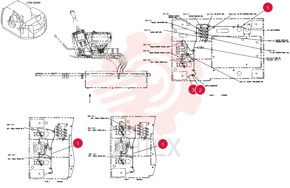HARNESS ASSY, UPP YT13E00034F1 (2)