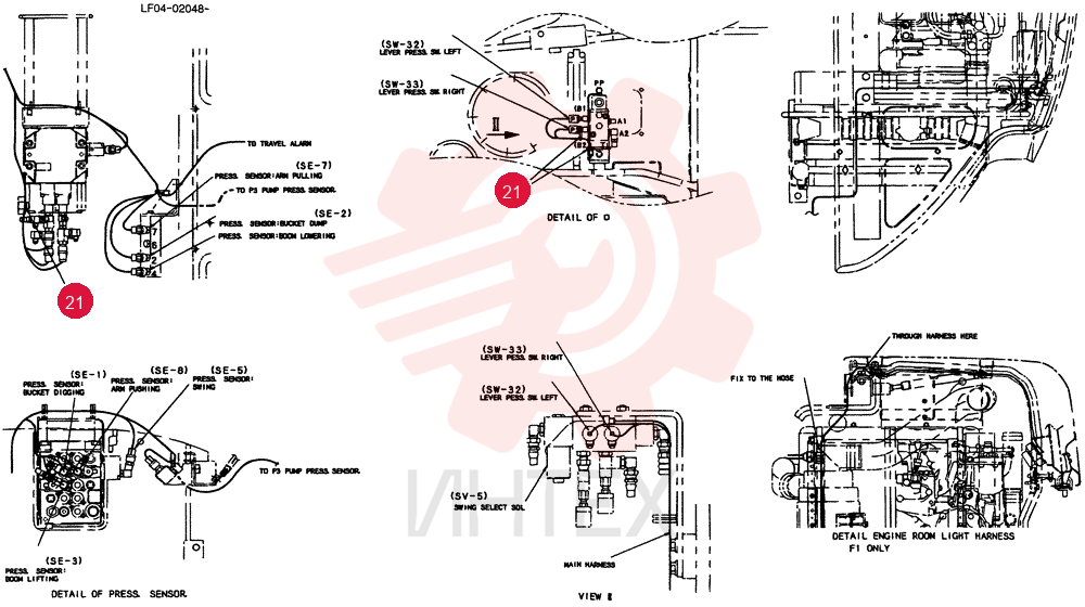 HARNESS ASSY, UPP LF13E00006F1 (1)