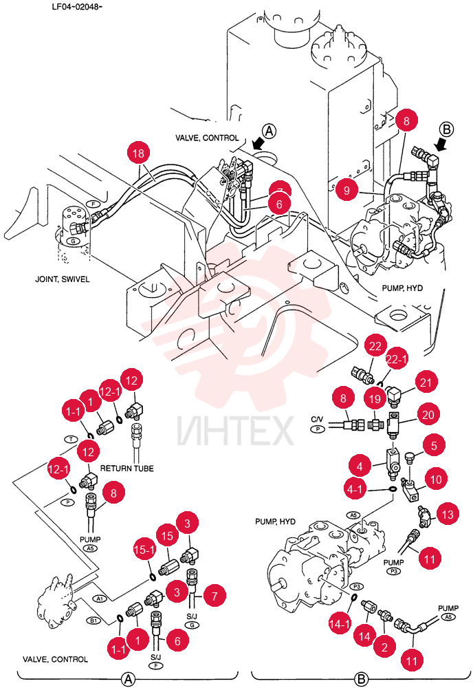 HYD LINES, UPP LF03H00002F3