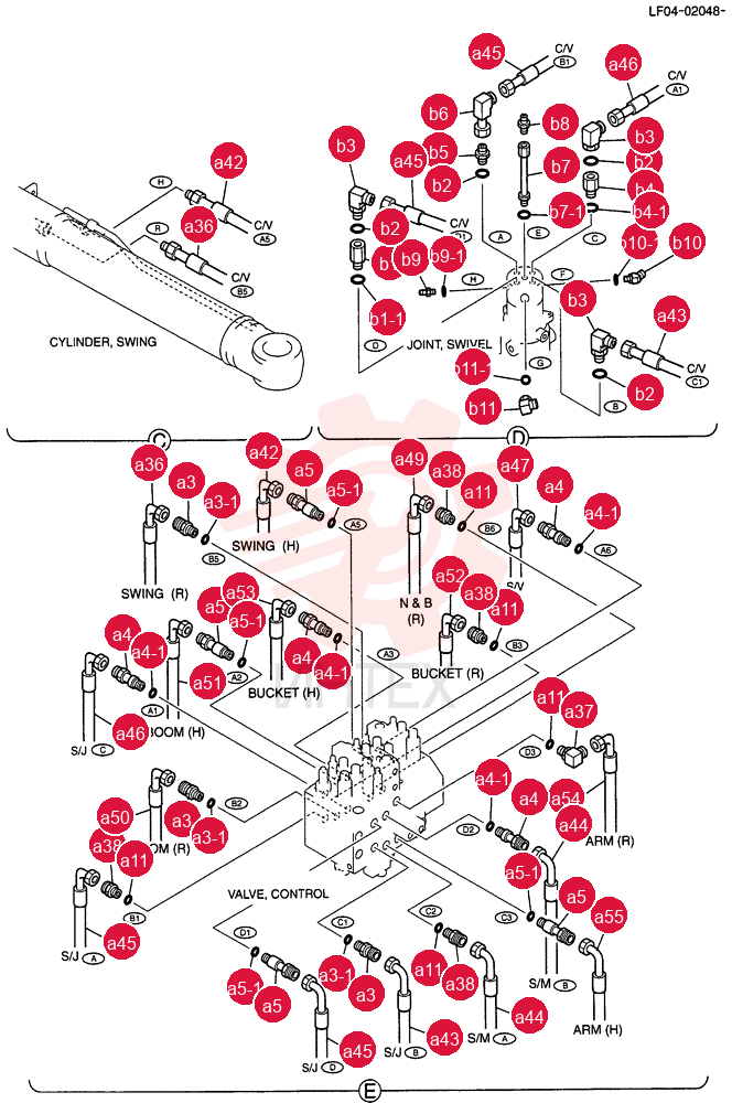 HYD LINES, UPP LF03H00001F3 (2)