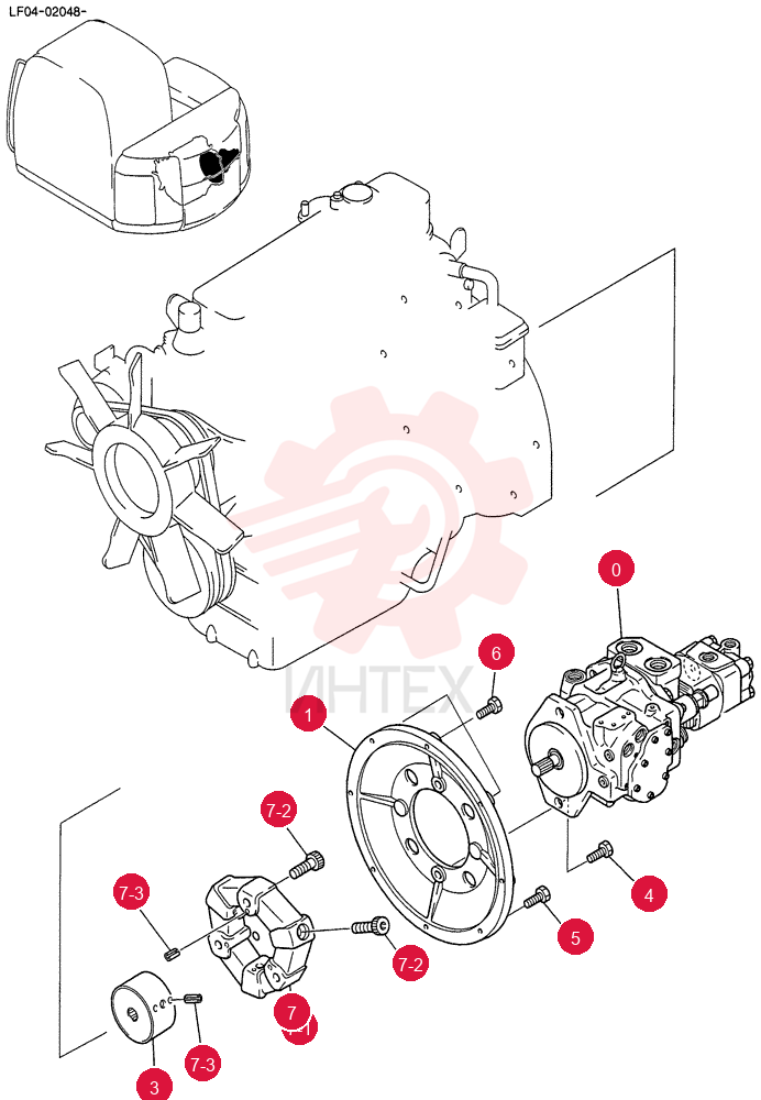 HYDRAULIC PUMP YT10V00009F1 (2)