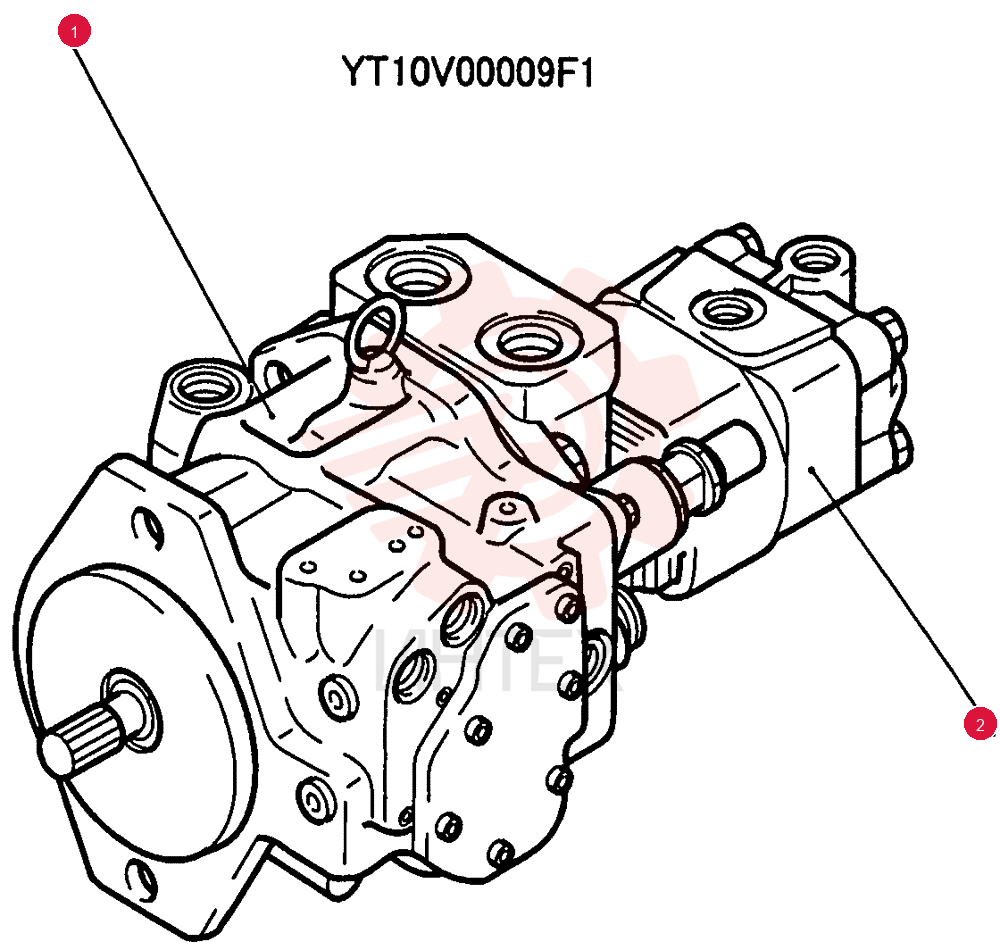 HYDRAULIC PUMP YT10V00009F1 (1)