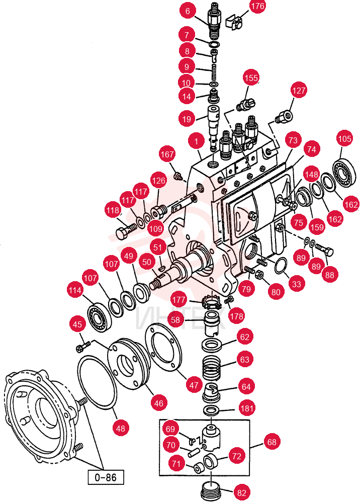 INJECTION PUMP 0-80