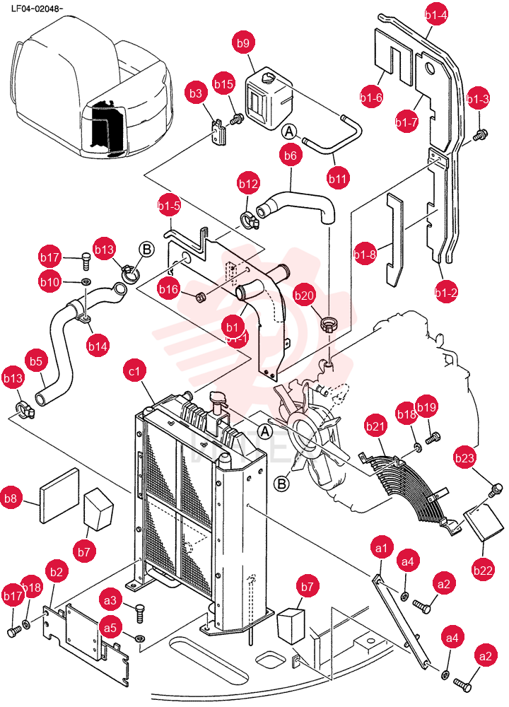 RADIATOR INSTAL YT05P00005F1