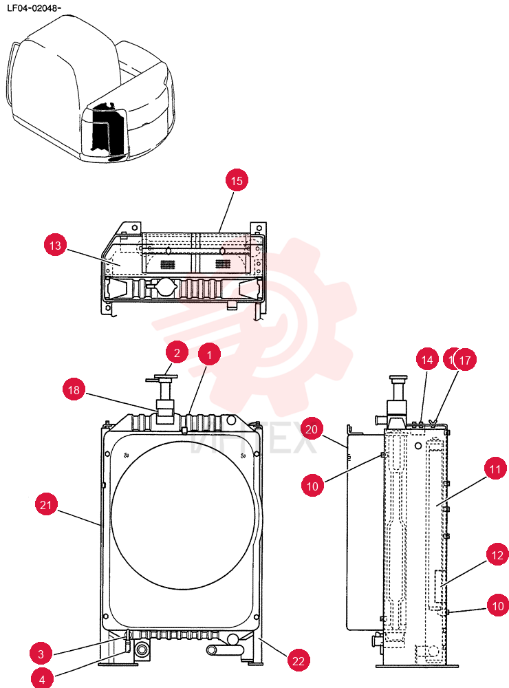 RADIATOR YT05P00009F5