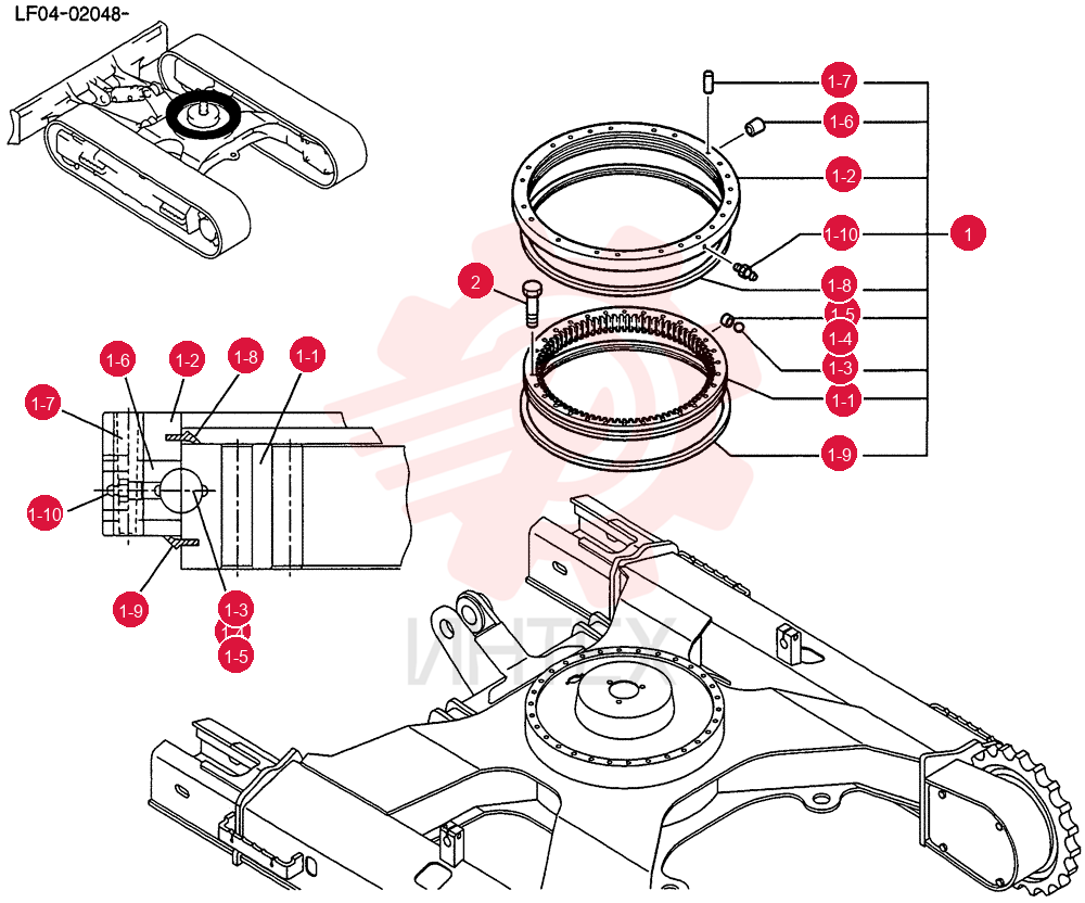 SLEWING RING LE40F00001F1