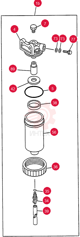 WATER SEDIMENTER; FUEL 1-45A