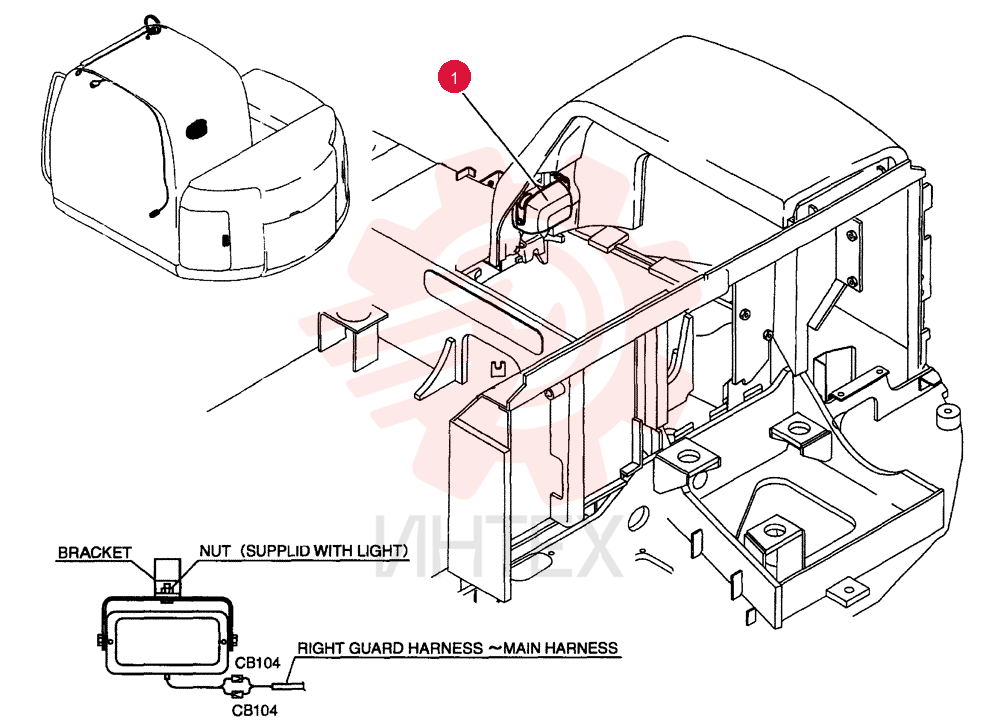 LIGHT ASSY. YN80S00010F1 (1)