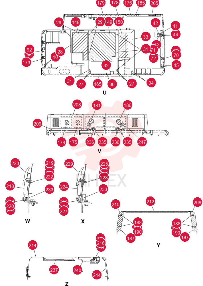 BOLT,Spcl, Hex Wshr, M12 x 25mm, Cl 10.9