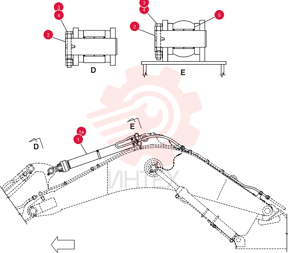 HYDRAULIC CYLINDER KUV0242 (1)