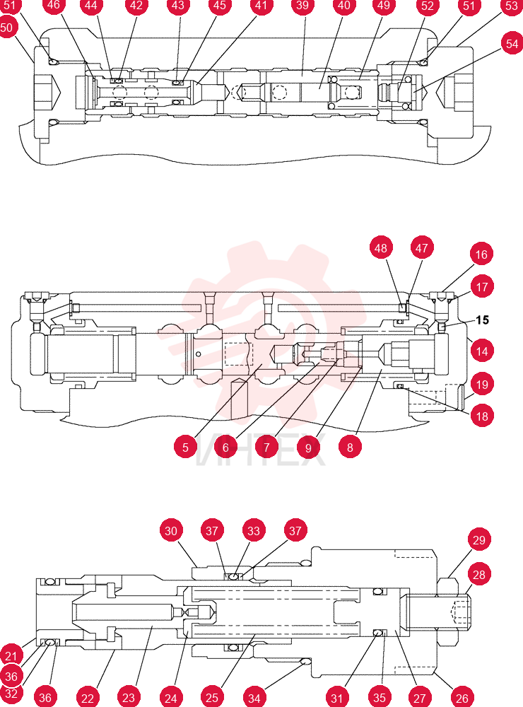 MOTOR, HYDRAULIC KUA0282 (1)