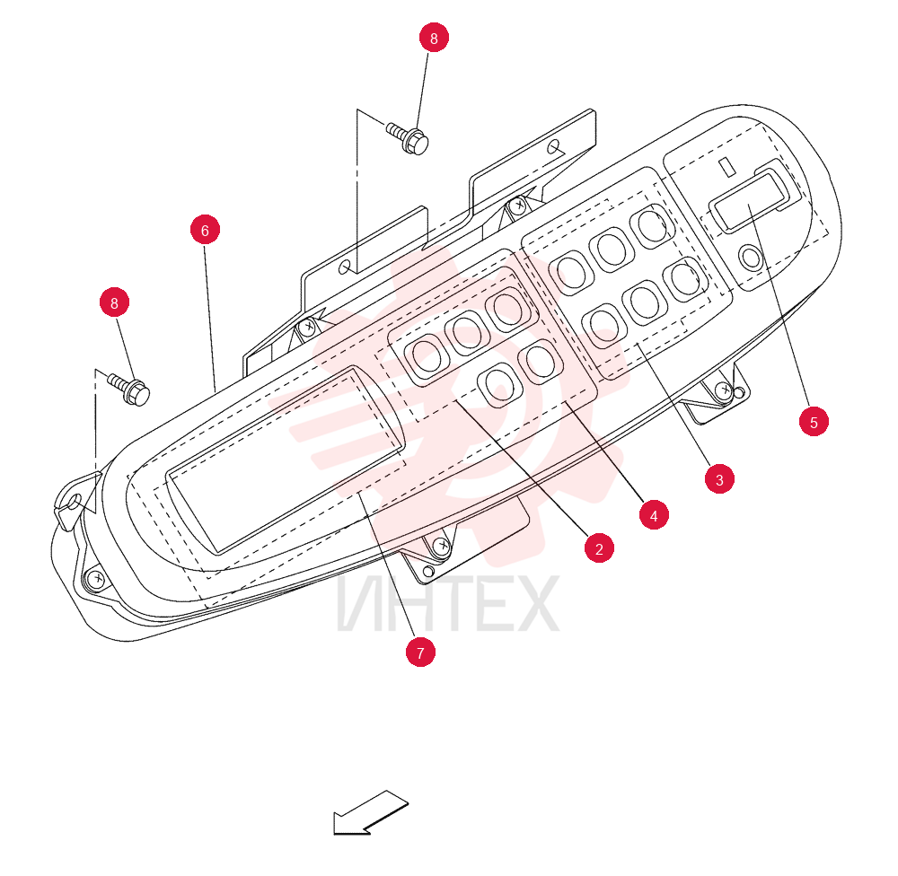 PANEL, INSTRUMENTS KHR3828