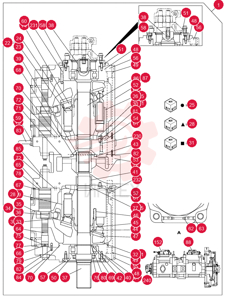 PUMP, HYDRAULIC KUJ0309 (2)