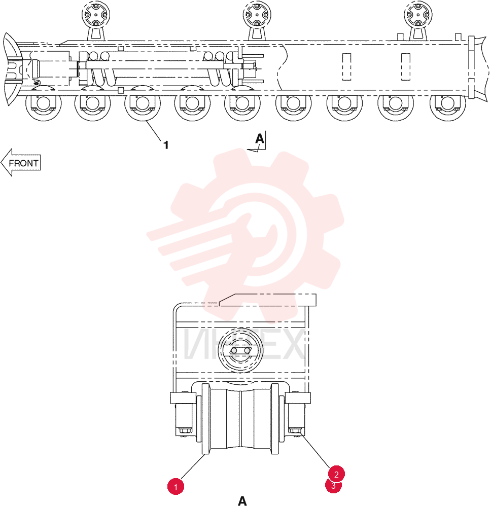 ROLLER ASSY. KUA0283