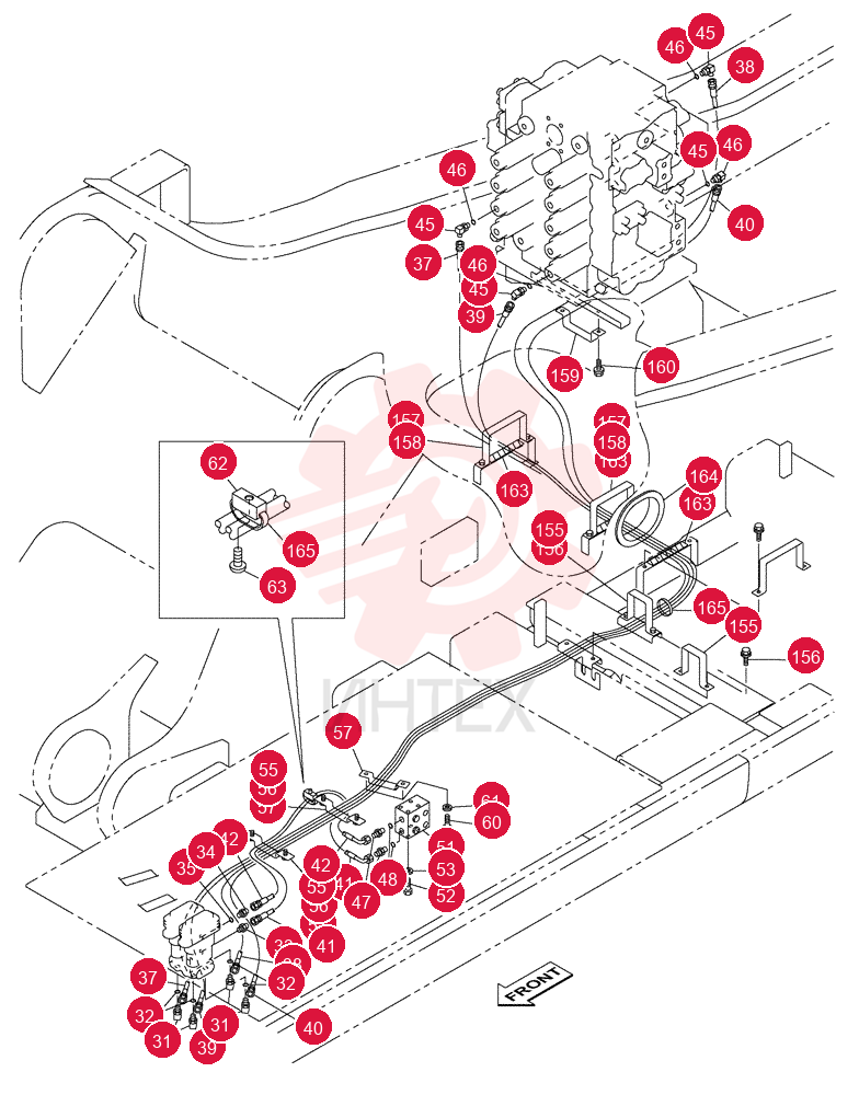 ELBOW,90º, 1/4" O-Ring x 1/4" 150913A1 (1)