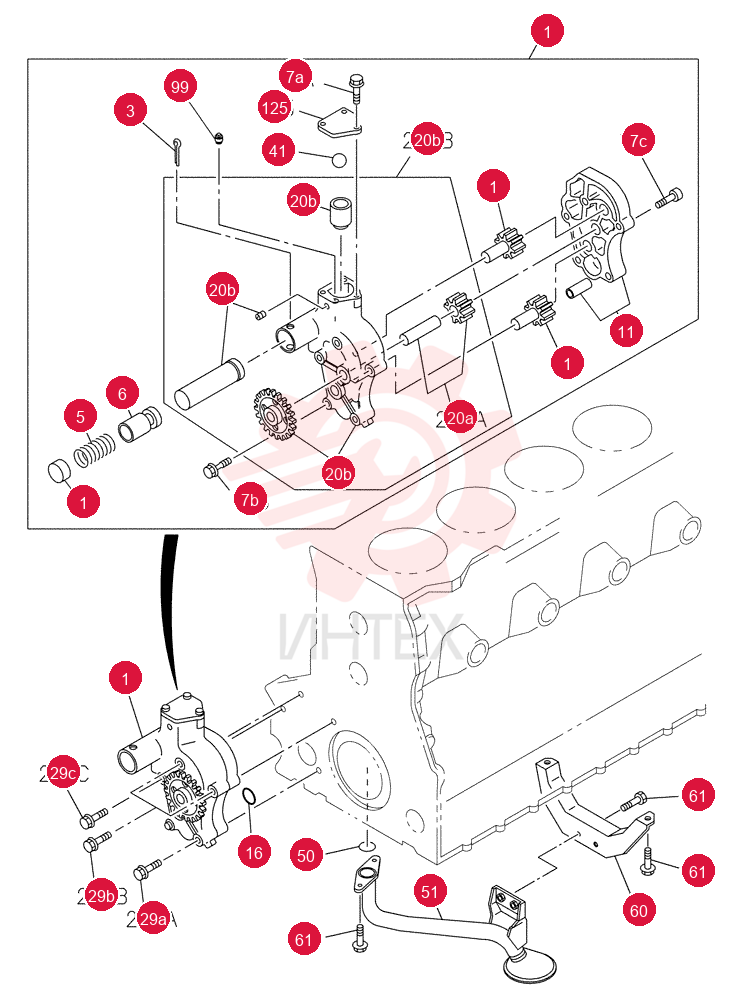 ENGINE OIL PUMP 87386051