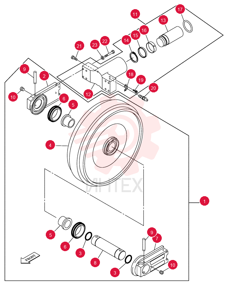 FLEETING PULLEY KUA10110