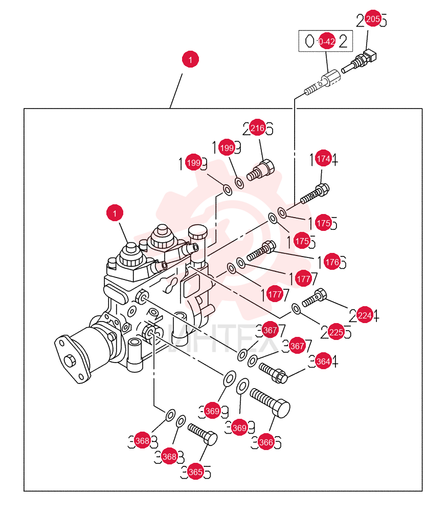 FUEL INJECTION PUMP 87361319 (2)