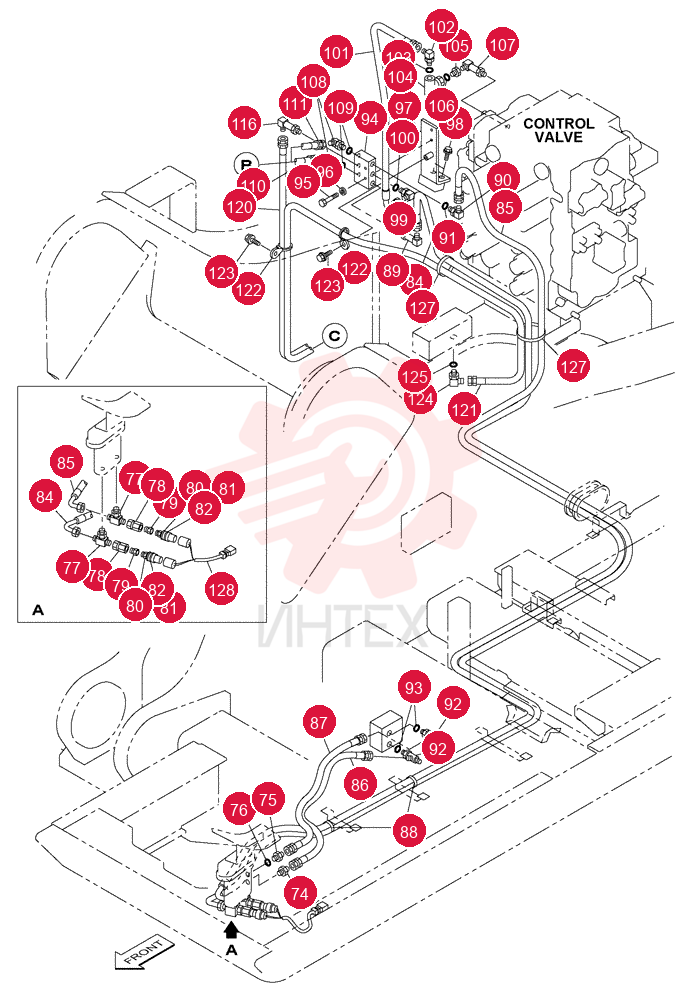 HYD CONNECTOR 161841A1