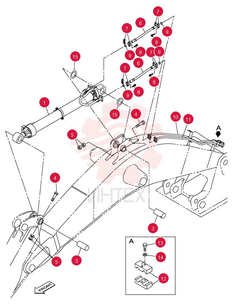 HYDRAULIC CYLINDER KUV10050