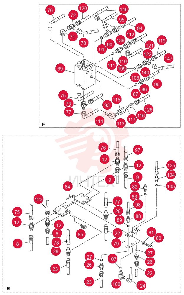 HYDRAULIC HOSE,9.50 mm ID x 2200.00 mm KRJ4336 (2)