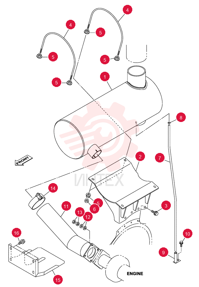 MUFFLER KWH0004