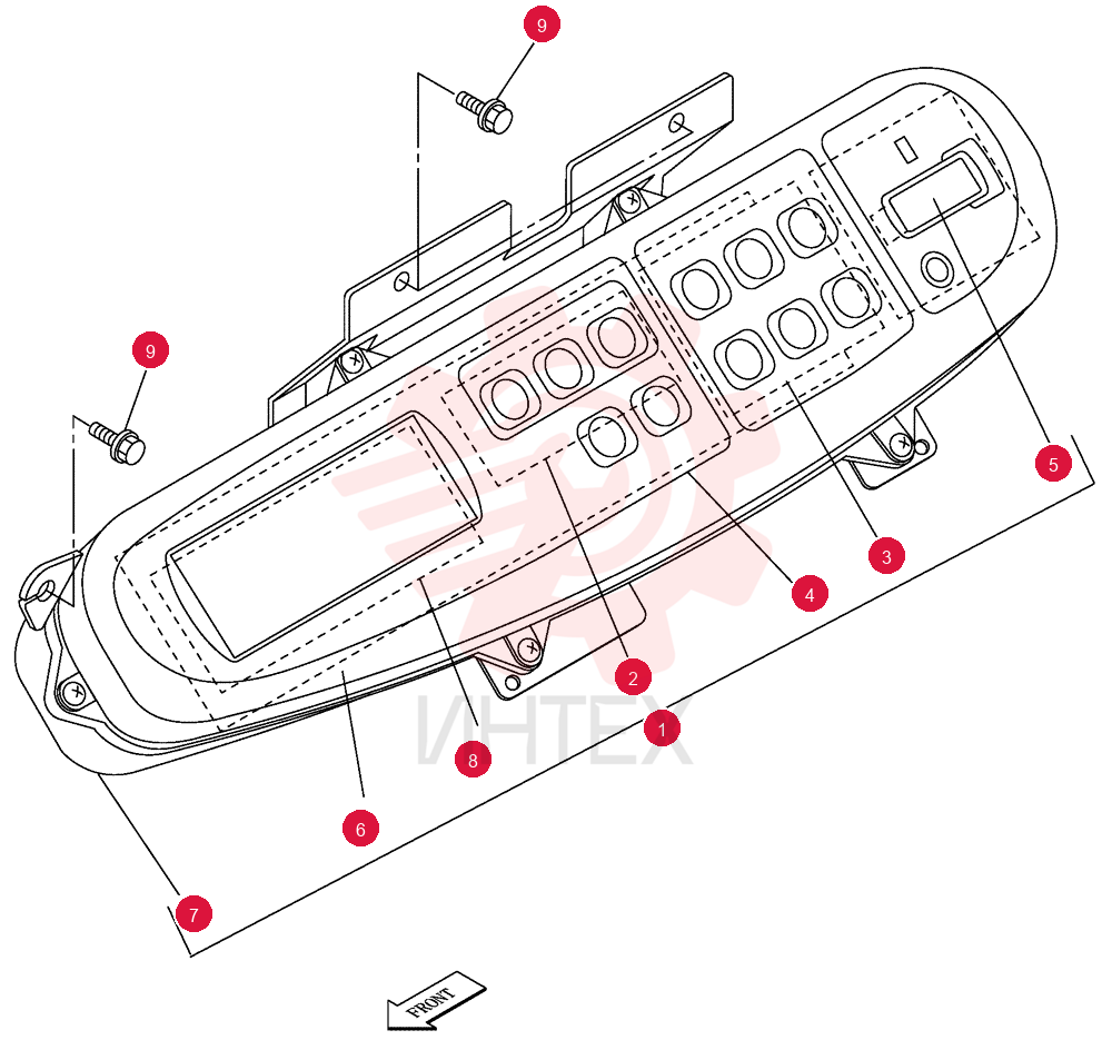 PANEL, INSTRUMENTS KHR3828