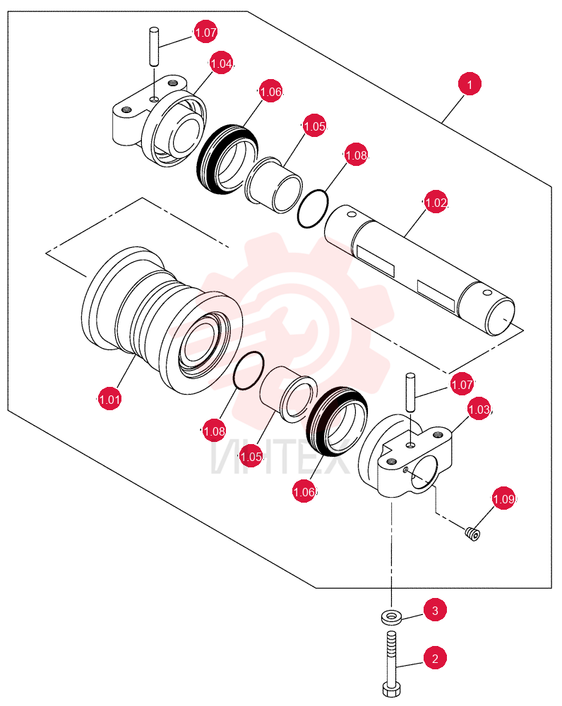 ROLLER ASSY. KUA0283