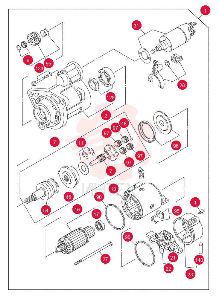 STARTING MOTOR 426652A1 (2)