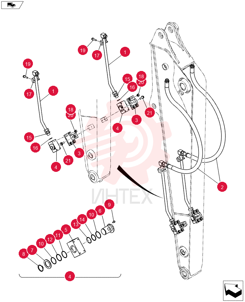 Arm (Nibbler & Breaker) YT43H00077F1