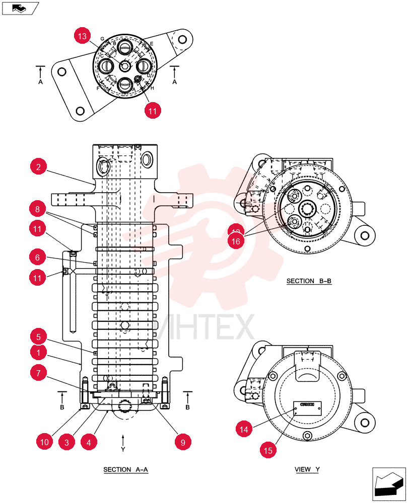 BODY YT55V01008P1