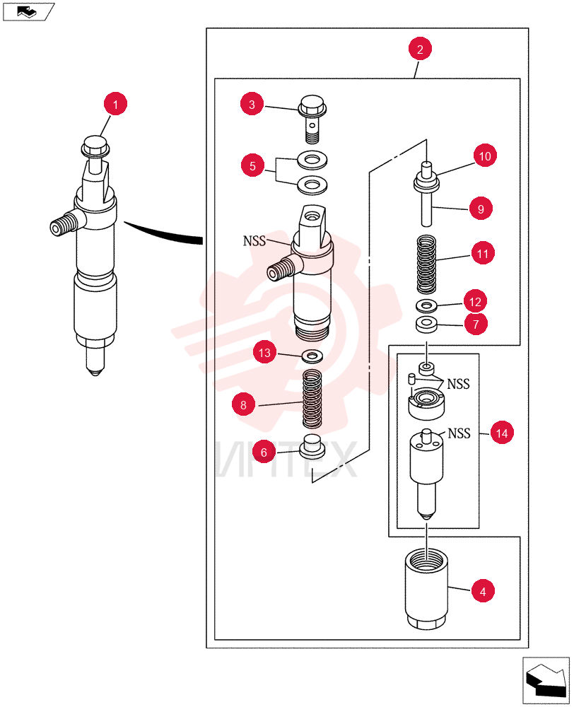 CORE-NOZZLE, INJECT VI8980928210