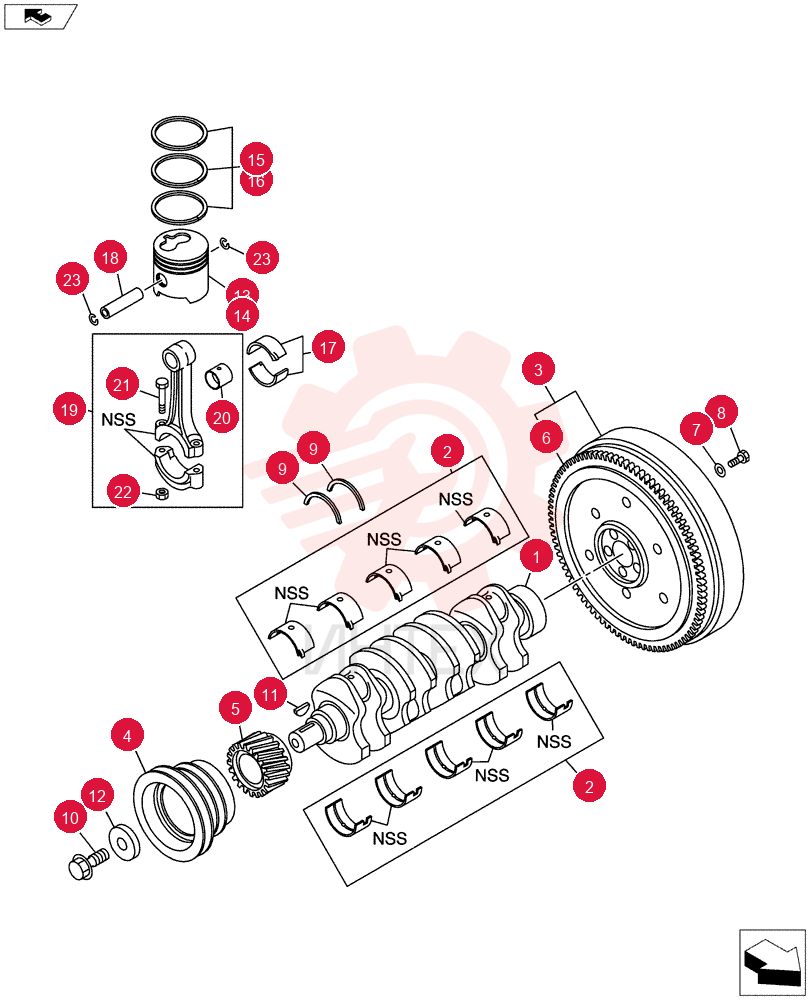 CRANKSHAFT VI8980638280