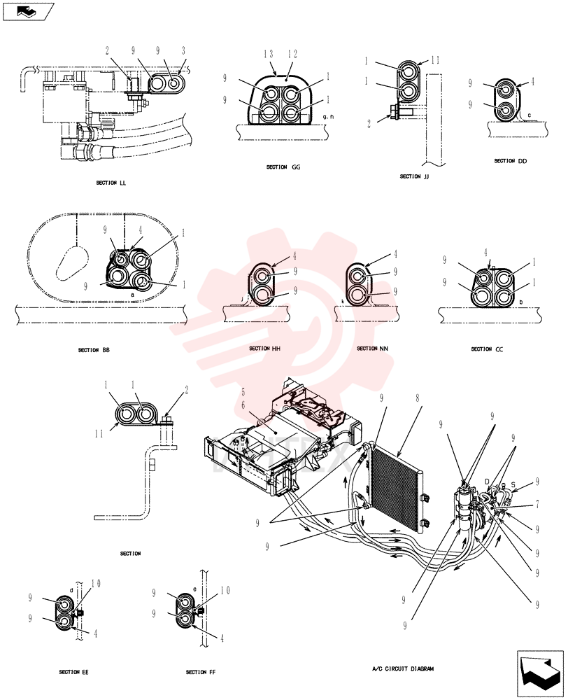 FLEXIBLE HOSE HX11W08210DX (1)