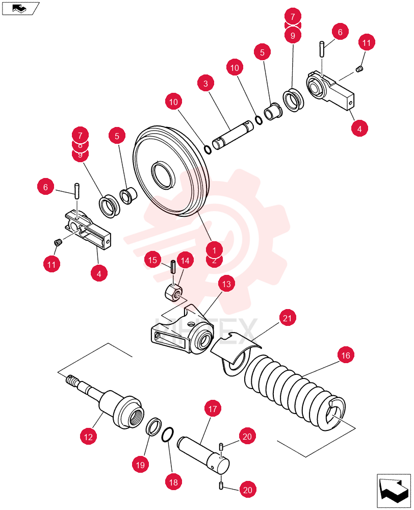 IDLER YT52D00003P1