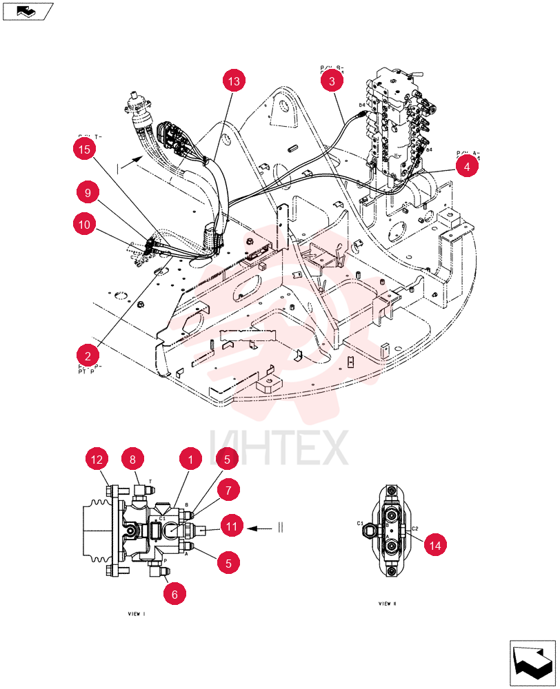 Remote (Rops Cab, Dozer) YT68H00100F1
