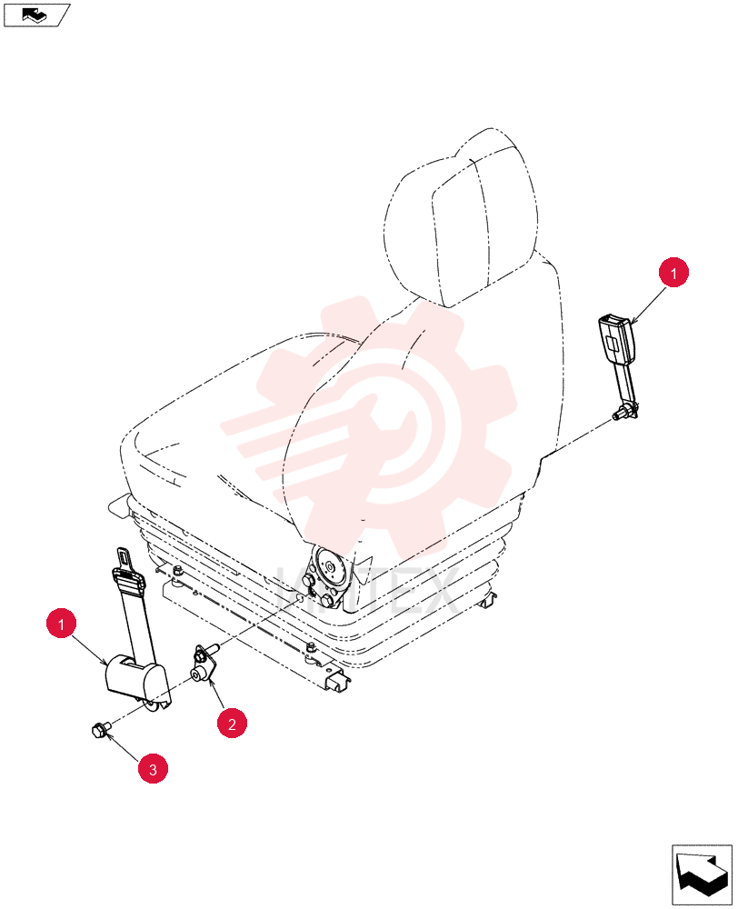 Seat YN25M00080F1